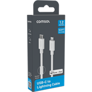 Comsol CLFP12WH USBC to Lightning Cable White 12m