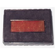 Deskmate 0317050 Replacement Ink Pad for Self Inking Dater Stamp Blue  Red Pack 2