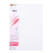 Quill 06080 Parchment Board 176gsm A4 White Pack 50
