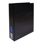 Bantex 100851618 Insert Binder A4 3 DRing 50mm Black