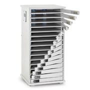 LapCabby 16Device Static AC Charging Locker for Laptops Tablets  Chromebooks up to 15 Horizontal