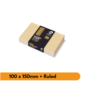 Olympic 141460 System Cards 152 x 102mm 6 x 4 Ruled Buff Pack 100