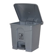 Cleanlink 12056 Bin Plastic 60Ltr with Bullet Lid Grey