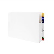 Avery 43958 Shelf Lateral Concertina Wallet Foolscap White Box 25