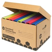 Marbig 80022E Enviro Archive Box Hinged Lid Pack 10
