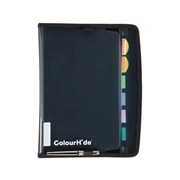 Colourhide 9026002 Zip It Expanding File PP 7 Pocket Black