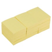 Bibbulmun Sticky Notes 36X48mm Yellow Pack of 12 14187329