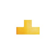 Durable 170004CM Floor Marking Shaped T  Yellow Pack 10