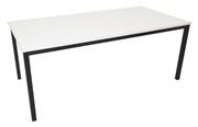 Table 1200mm x 600mm Black Frame White Top