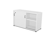 Credenza Sliding Door 1800W x 450D x 720H mm Natural White