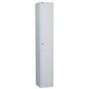 GO Locker Single Door 1830H x 380W x 455D mm Silver Grey