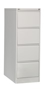 Filing Cabinet GFCA4  4 Drawer Silver Grey