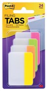 Post It Durable Tabs 686PLOY 50 x 38mm 4 Bright Assorted Colours