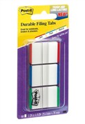 Post It Durable Filing Tabs 686LGBR 3 Assorted Colours