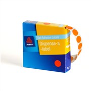 Avery 937300 Dispenser Dots 14mm Diameter Fluro Orange Pack 700