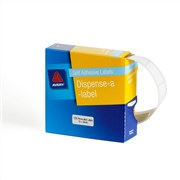 Avery 937206 Rectangle Dispener Labels 24 x 10mm White Pack 1200