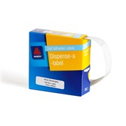 Avery 937212 Rectangle Dispenser Labels 49 x 13mm White Pack 550