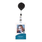 Rexel 9800102 ID Retractable Card Holder Nylon Cord Lockable Pack 6