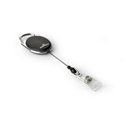 Durable 832401 Name Badge Reel Style 80cm Black Box 10