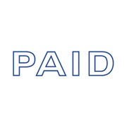 Staedtler 9SEN0013 Shiny Stamp PreInked Paid Outline Blue