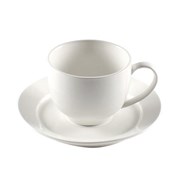 Connoisseur Cup  Saucer 220ml White Set 6