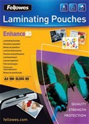 Fellowes 53062 Laminating Pouches A3 80 Micron Pack 100