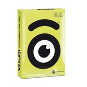 Optix Tinted Copy Paper A4 80gsm Zeto Lime Ream 500