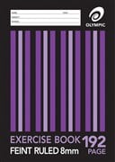 Olympic 140780 Exercise Book 192 Page Section Bound 175 X 225mm 8mm Ruled