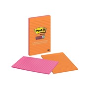 Post It Notes 5845 SSUC 127 x 203mm Lined Rio De Janeiro Assorted Pack 4