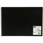 Derwent R31080 ACY Visual Art Diary PP A3 Landscape Black 120 Page