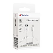 Verbatim 66581 Charge  Sync Lightning Cable 1M White