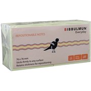 Bibbulmun Sticky Notes 76X76mm Yellow Pack of 12 14187429