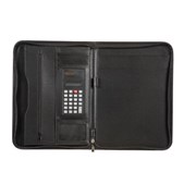 Spirax 56914 Compendium A4 Slimline Zippered Black