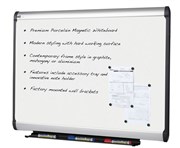 Quartet Prestige Porcelain Whiteboard 1810 x 1220mm Aluminium Trim
