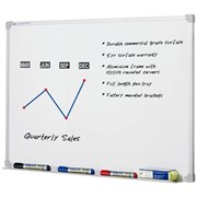 Quartet QTPWP0906A Penrite Slimline Whiteboard Commercial 900 x 600mm