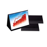 Bantex 310010 Easel Display Book A4 Landscape Black