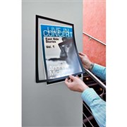 Durable 486801 Duraframe Magnetic Sign Holder A3 Black Pack 5