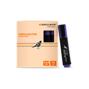 Bibbulmun Highlighter Chisel Violet Box of 12 915040209