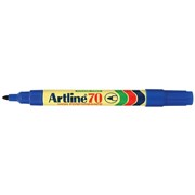 Artline 70 Permanent Marker Bullet 15mm Blue