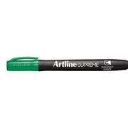 Artline Supreme Permanent Marker Bullet 10mm Green Box 12