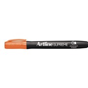Artline Supreme Permanent Marker Bullet 10mm Orange Box 12