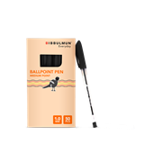 Bibbulmun Ballpoint Pen Medium Black Pack of 50935800901B