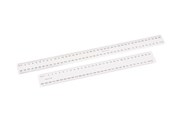 Marbig 975317B Plastic 30cm Ruler Clear