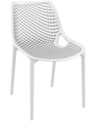 Siesta Air Visitor Chair 4 Leg  Indoor  Outdoor Polypropylene White