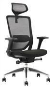 Express BaxterH High Mesh Back Executive Chair Synchron Mechanism  Seat Slider Black