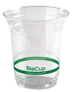 BIOPAK Bio Cup 200ml Clear Green Line Pack 100R200Y