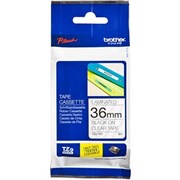 Brother TZE161 PTouch Tape Black on Clear 36mm