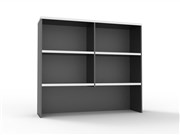 Hutch Overhead 1500mm W x 315mm D x 1070mm H Beech Ironstone