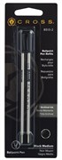 Cross Ballpoint Pen Refill Medium Black Card 2 8513