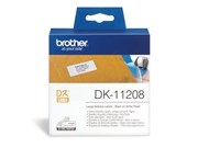 Brother DK11208 Large Address Labels 38mm x 90mm Black on White
